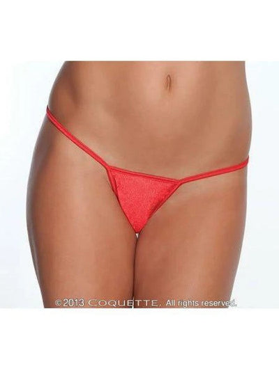 Red low rise g string OS/XL